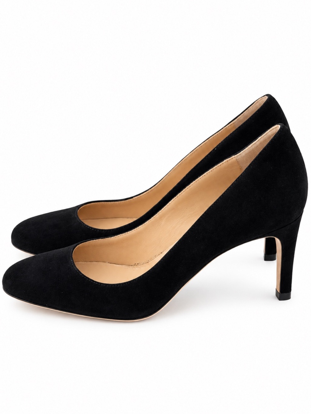 Sergio Rossi Black Suede Pumps